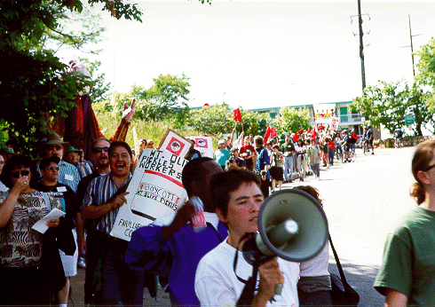 Farm Workers Demonstrate